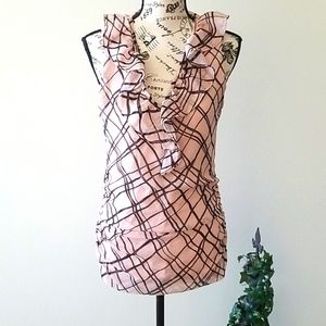 V-neck strech blouse